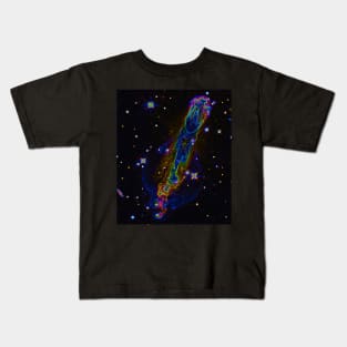 Black Panther Art - Glowing Edges 218 Kids T-Shirt